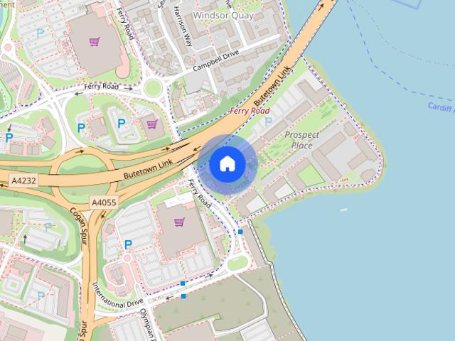 Apartment for rent in Cardiff International Sports Village, Cardiff