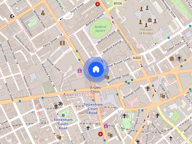 Apartment for rent in Saint Giles, Bloomsbury