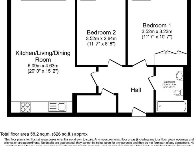 Apartment for rent in Hulme, Manchester