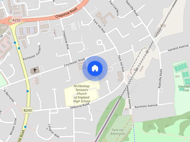 Apartment for rent in London Borough of Croydon, Addiscombe