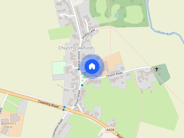 House for rent in Church Lawford CP, New Bilton