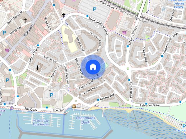 House for rent in Old Town, Poole