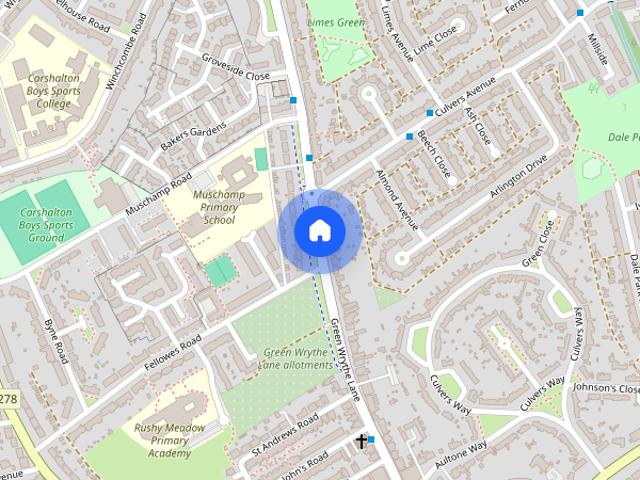 House for rent in The Wrythe, Greater London