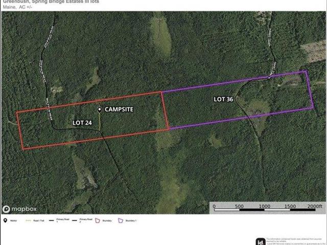 Land for sale in Greenbush, Maine