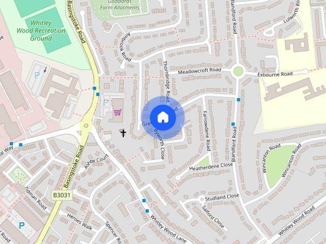 House for rent in Whitley Wood, Reading