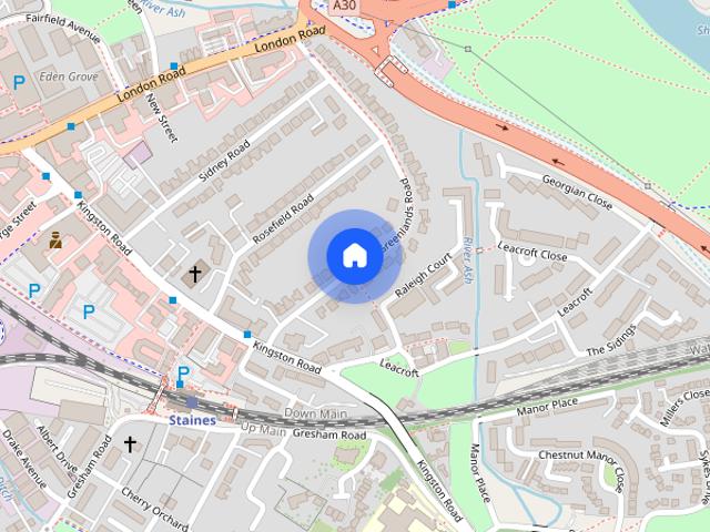 House for rent in Knowle Green, Lower Halliford