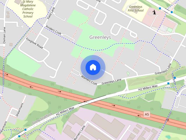 House for rent in Greenleys, Milton Keynes