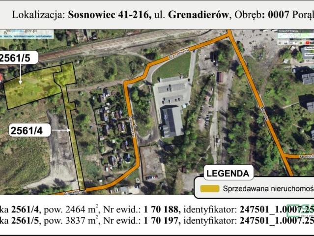 Grunt na sprzedaż w Sosnowiec, Śląskie