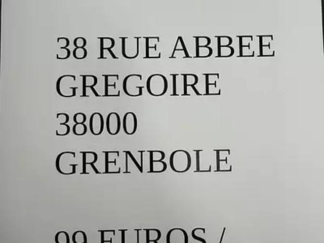 Garage vente à Grenoble