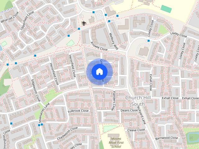 House for rent in Church Hill South, Redditch