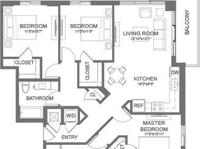 Apartment for rent in Dania, Florida