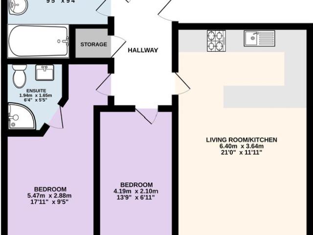 Apartment for rent in Avenham, Higher Bartle