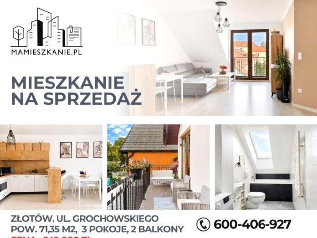 Mieszkanie na sprzedaż w Złotów, Wielkopolskie