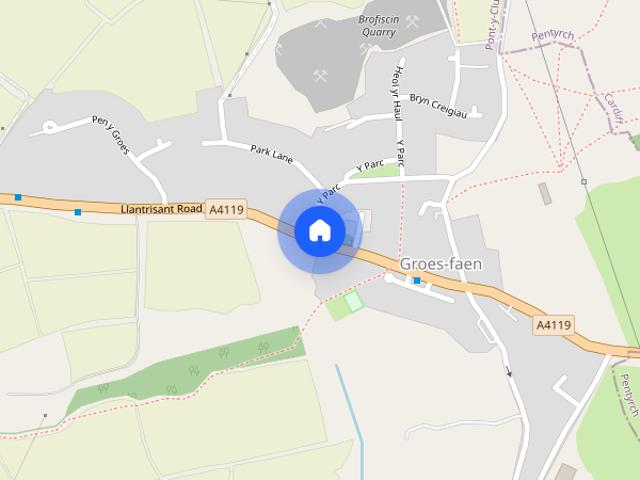 House for rent in Groes-faen, Wales