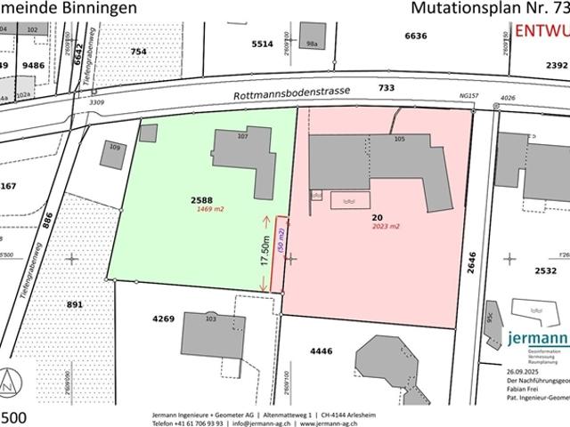 Grundstück kaufen in Binningen, Basel-Landschaft