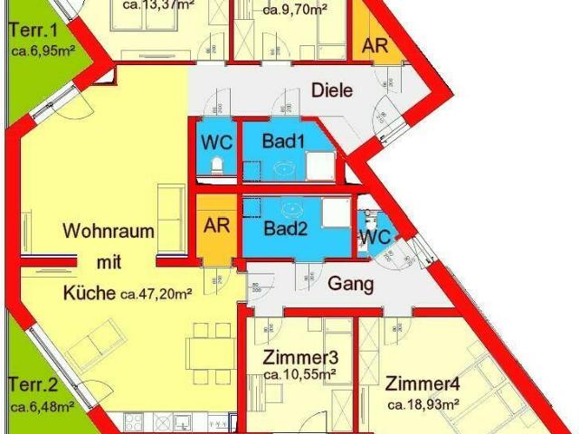 Apartment mieten in Geidorf, Gersdorf-Feistritz