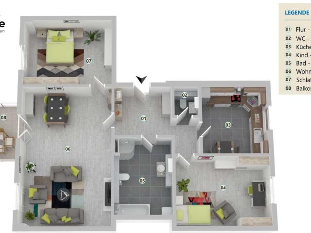 Wohnung mieten in Mariental-Horst, Mariental