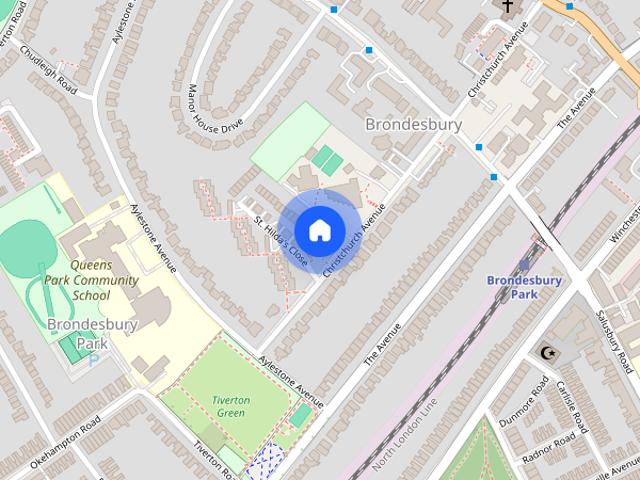 Apartment for rent in Brondesbury, Greater London