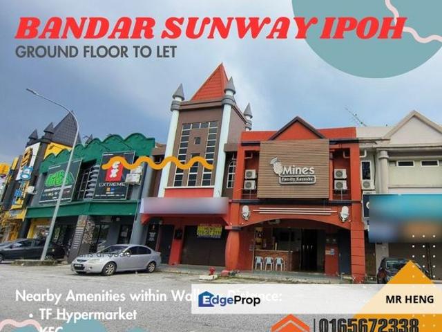 Shop for rent in Perak, Tanjong Ipoh
