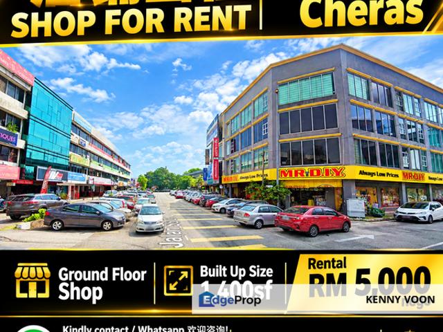 Shop for rent in Kajang, Langat
