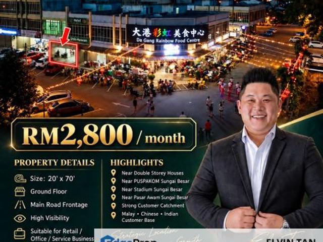 Shop for rent in Sabak Bernam, Selangor