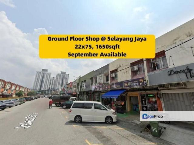 Shop for rent in Selayang, Selangor