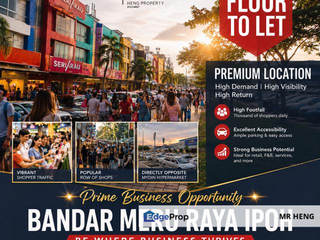 Shop for rent in Perak, Tanjong Ipoh