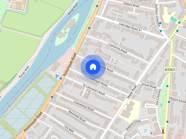 Apartment for rent in Royal Borough of Kingston upon Thames, Greater London