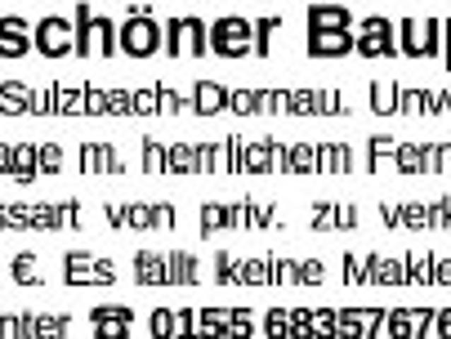 Erdgeschosswohnung mieten in Sulzbach, Bayern