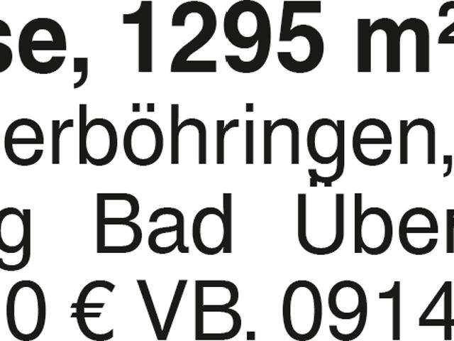 Erdgeschosswohnung kaufen in Oberböhringen, Bad Überkingen