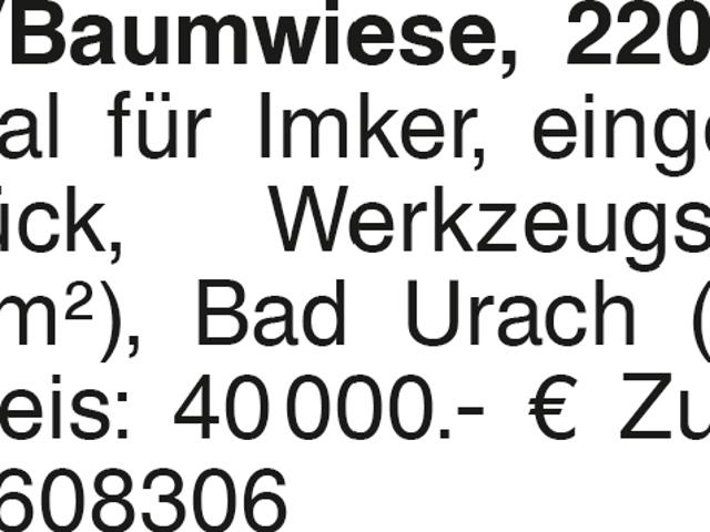Erdgeschosswohnung kaufen in Bad Urach, Baden-Württemberg