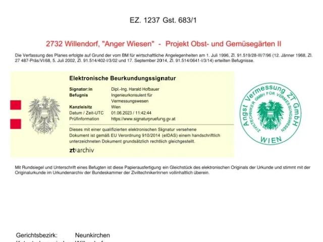 Grundstück kaufen in Willendorf, Niederösterreich