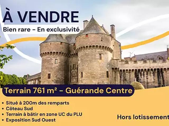 Terrain vente à Saint-Nazaire, Guérande