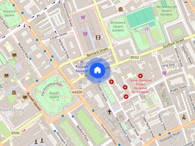 Apartment for rent in Bloomsbury