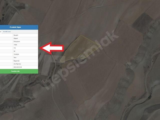 Gülşehir, Nevşehir içerisinde satılık Arsa