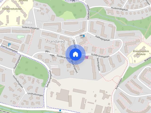 Lägenhet hyra i Trandared, Borås