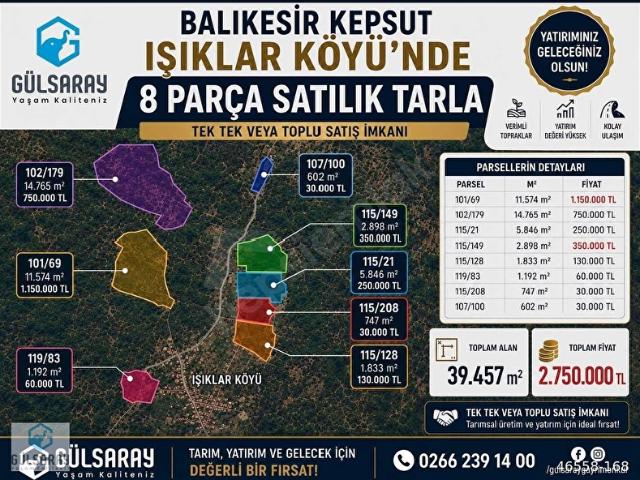 Naipler, Dursunbey içerisinde satılık Arsa