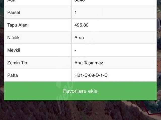 Nilüfer, Bursa içerisinde satılık Arsa