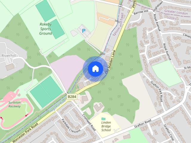 Apartment for rent in Cuddington, Surrey