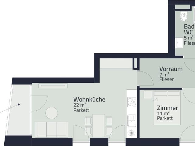 Wohnung mieten in Graz, Gersdorf-Feistritz