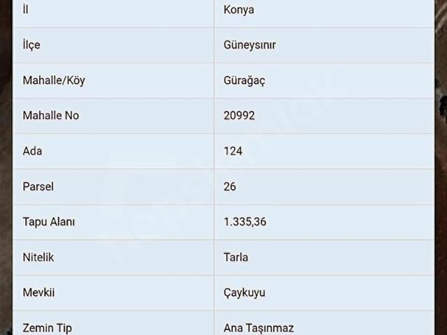 Gürağaç, Güneysınır içerisinde satılık Arsa