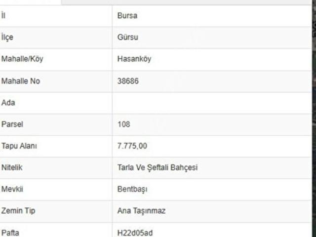 Gürsu, Bursa içerisinde satılık Depo