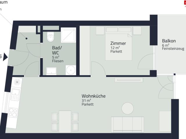 Apartment mieten in Katastralgemeinde Straßgang, Graz