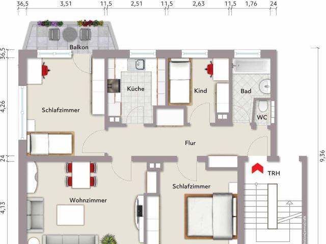 Etagenwohnung kaufen in Haltern