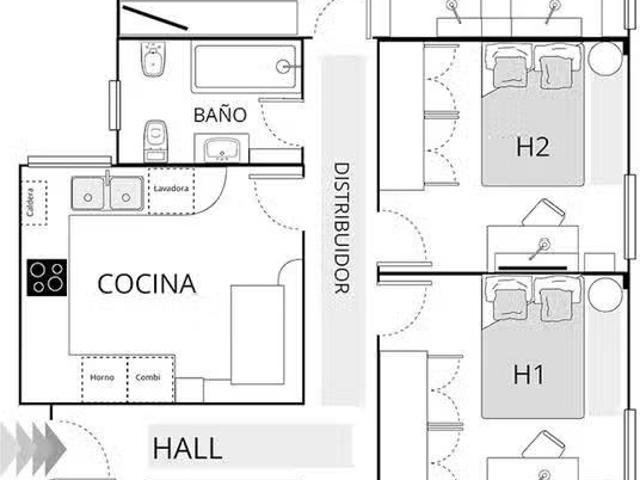 Casa en alquiler en Abando, Bilbao