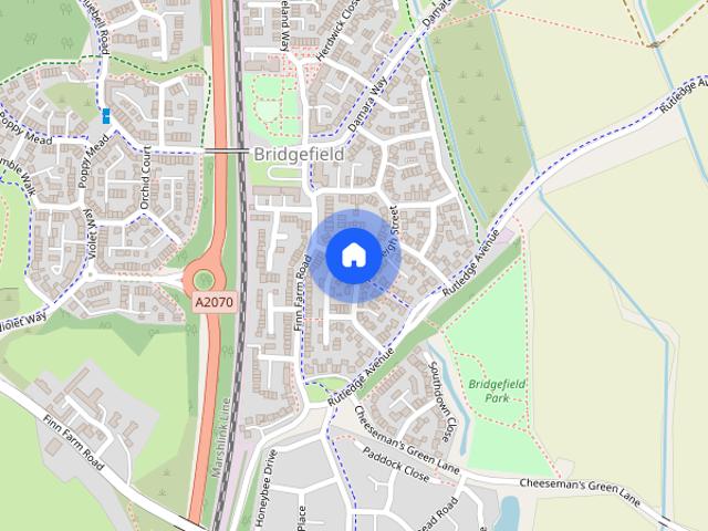 House for rent in Cheeseman's Green, Bridgefield