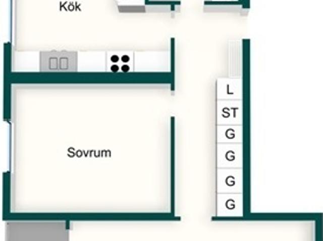 Bostadsrätt till salu i Solna, Stockholm