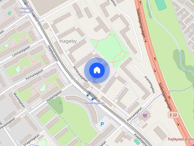 Lägenhet hyra i Hageby, Norrköping