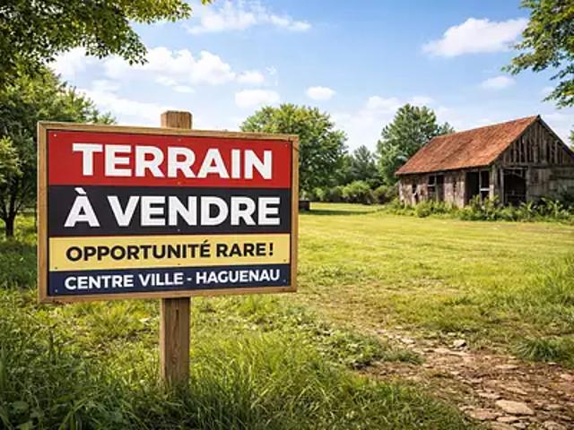 Terrain vente à Haguenau-Wissembourg, Haguenau