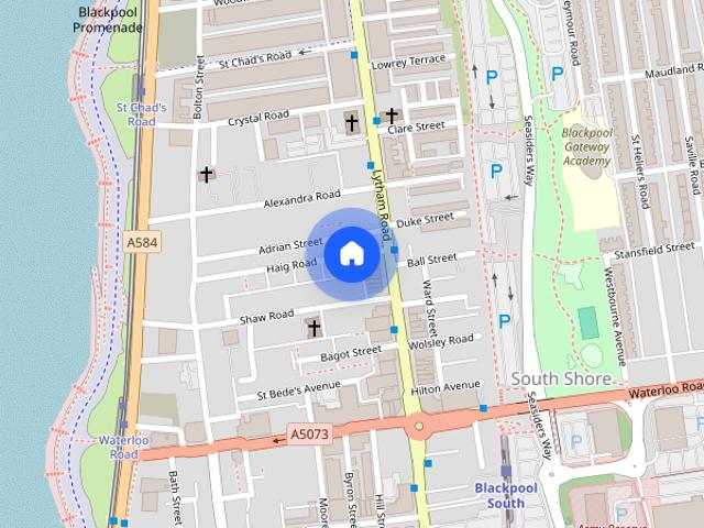 House for rent in South Shore, Blackpool